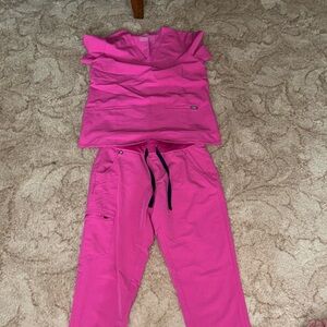 Figs scrubs. Small top and pants. Selling as a set/individual